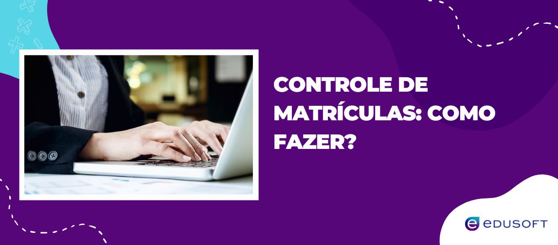 Interface digital representando etapas e estratégias para otimizar o controle de matrículas em instituições de ensino.