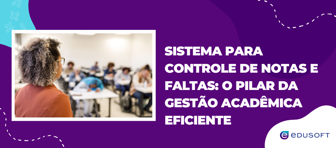 Professora observando alunos em sala de aula, ilustrando o uso de um Sistema para Controle de Notas e Faltas que contribui para uma gestão acadêmica eficiente e organizada.
